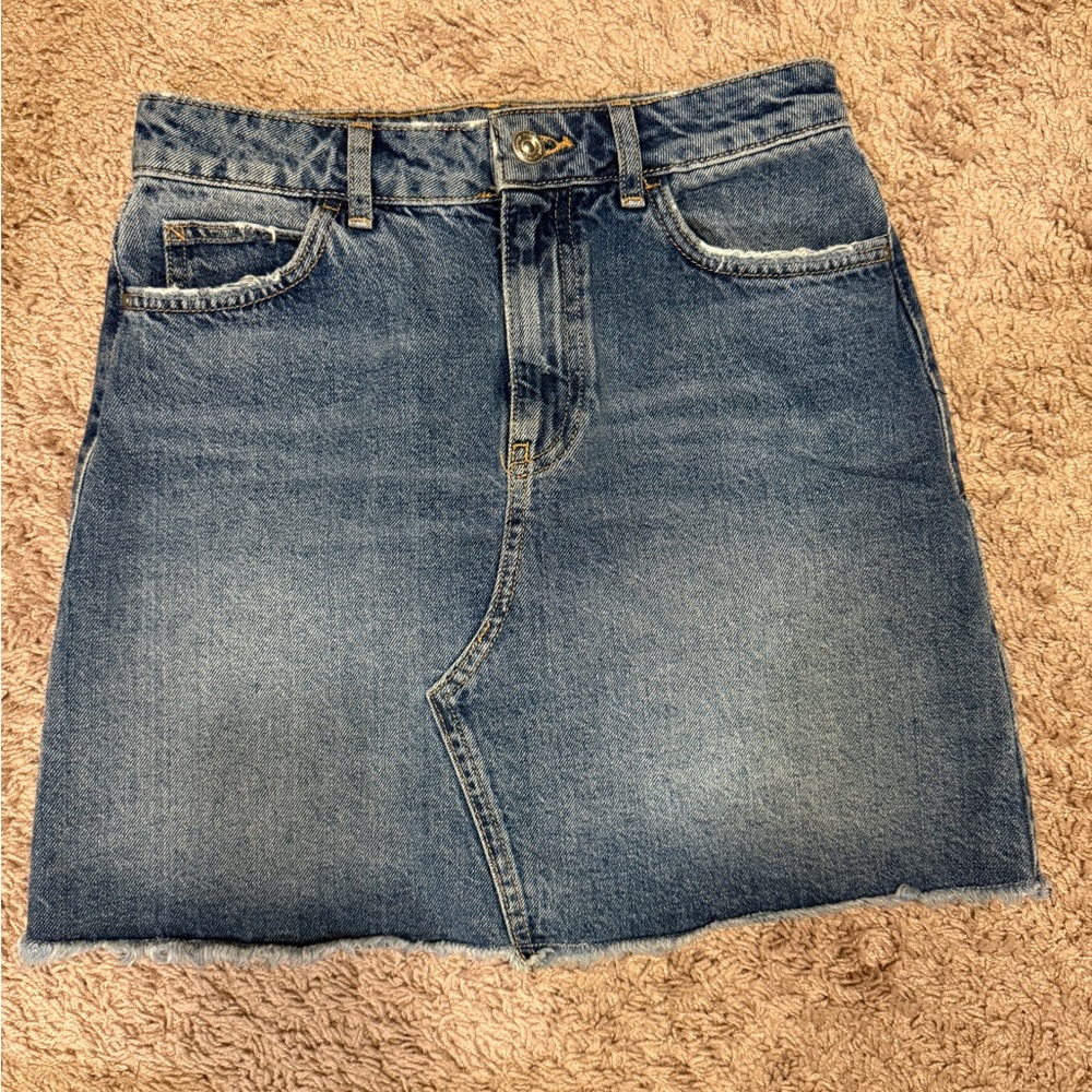 Denim Blue Skirt